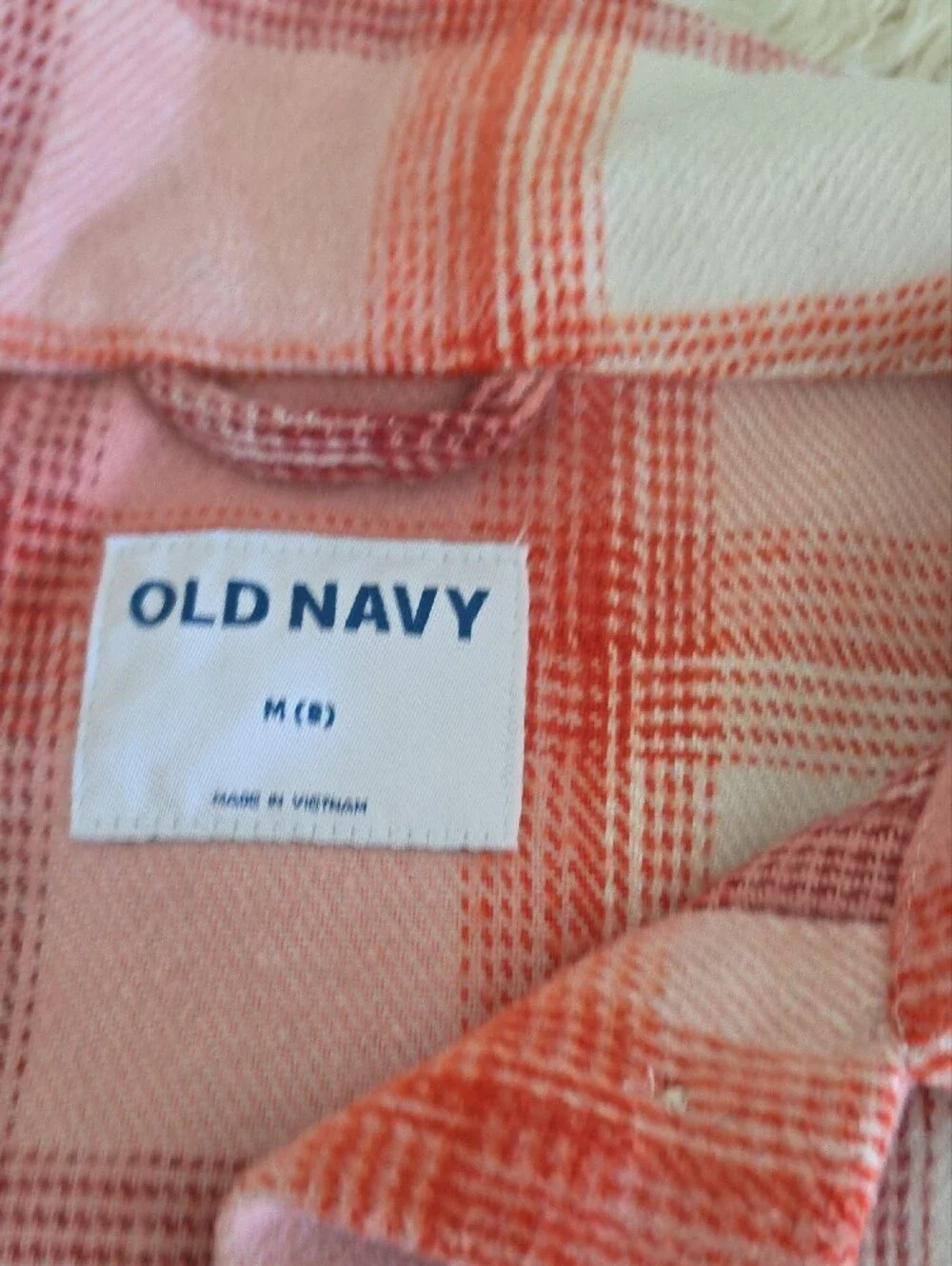 Old Navy cozy plaid